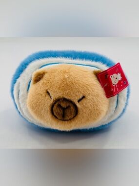 Dear Bei Bei Capybara Plush Stuffed Animal Toy Pillow NEW Embroidered Face Kids